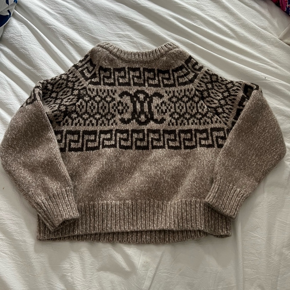 100% wool Celine sweater, lightly worn, no stains